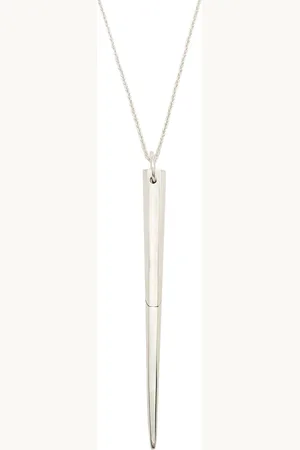 PARTS OF FOUR Large spike sterling necklace