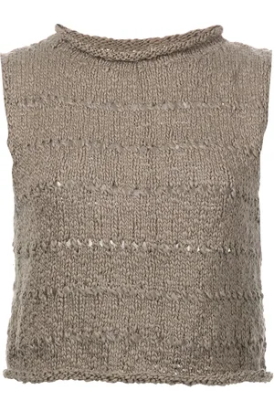 Voz Flamm?? knitted crop top
