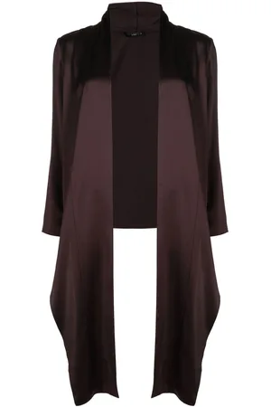 Voz Silk-satin wrap blouse