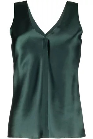 Voz Silk V-neck tank top