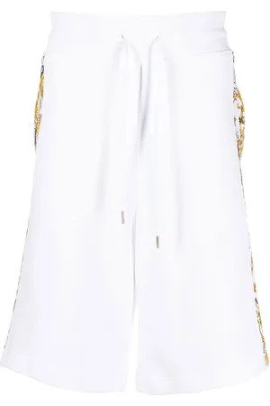 VERSACE Baroque pattern-print shorts