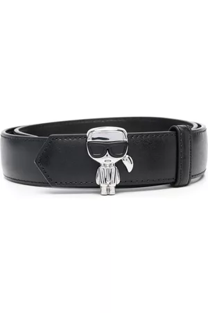 Karl Lagerfeld K/Ikonik leather medium belt