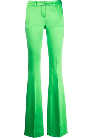 Philipp Plein Flared satin trousers