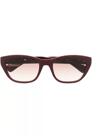 Moschino Women Sunglasses - Buckle-detail round-frame sunglasses