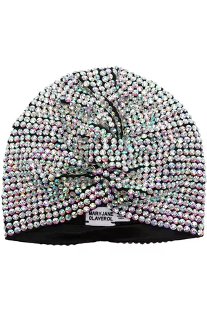 MaryJane Claverol Studio 54 crystal-embellished turban