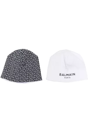 Balmain Logo-print beanie set