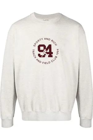 Sporty & Rich Logo-print crew-neck sweatshirt