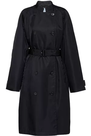 Prada Re-Nylon double-breasted raincoat