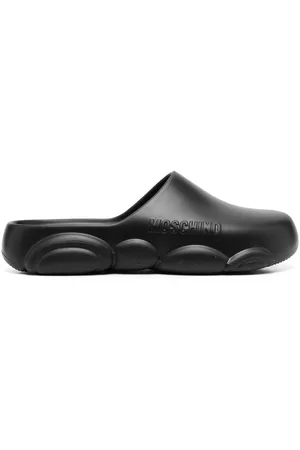 Moschino Debossed-logo detail slides