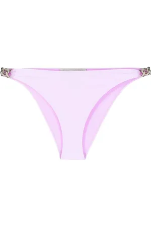 Stella McCartney Logo embellished bikini bottoms