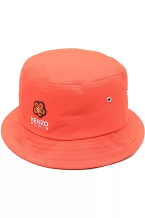 Kenzo Cotton logo-embroidered bucket hat