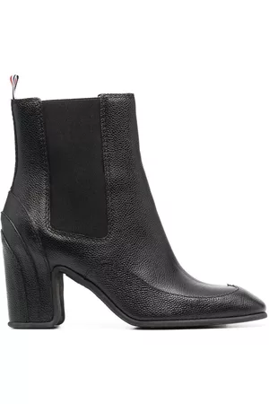 Thom Browne Women Boots - Wingtip galosh ankle 75mm booties