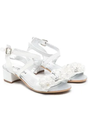 MONNALISA 35mm crystal-embellished sandals