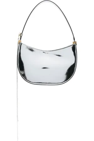 MAGDA BUTRYM Mirrored metallic-finish shoulder bag