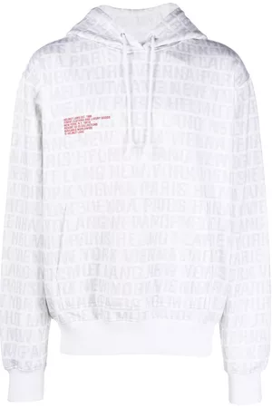 Helmut Lang Logo Print Cotton Hoodie