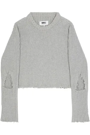Maison Margiela Cut-out ribbed jumper