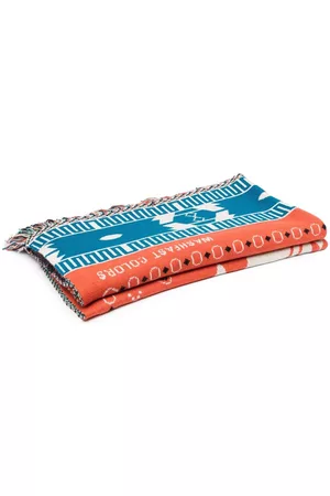 Alanui Bandana Jacquard virgin wool blanket