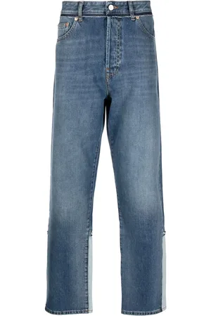 VALENTINO GARAVANI Rockstud-detail straight-leg jeans