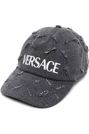 VERSACE Women Caps - Embroidered-logo baseball cap