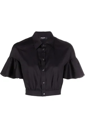 Dsquared2 Flared-sleeve cropped shirt