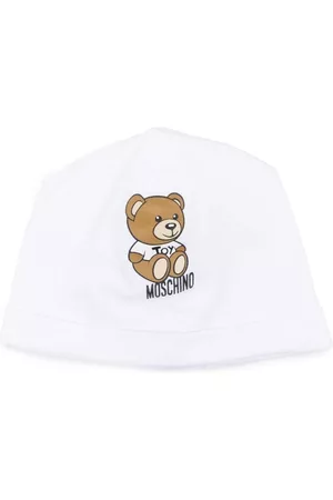 Moschino Teddy Bear print cotton hat