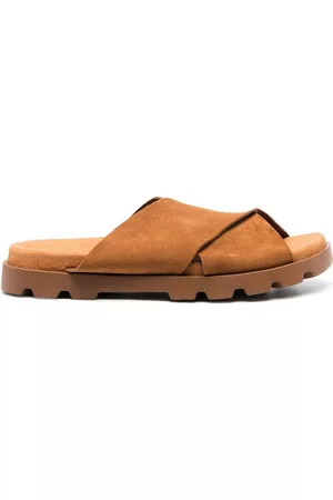 Camper Brutus leather slides