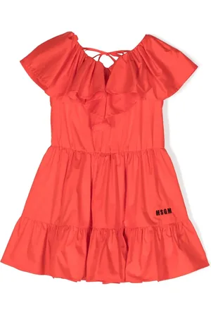 Msgm Ruffle-detail dress