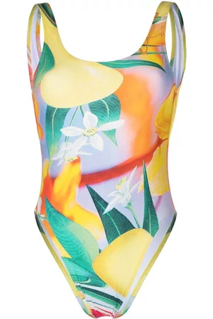 Fiorucci Women Swimming Costumes - Floral-print sleeveless swimsuit