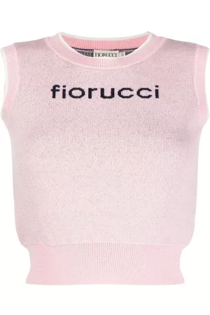 Fiorucci Women Vests & Camis - Logo-print knit vest
