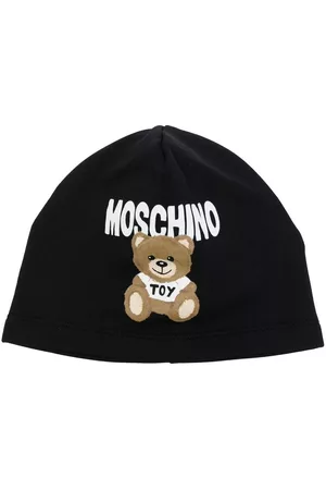 Moschino Boys Hats - Signature Teddy Bear print hat