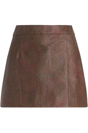 Etro Paisley-print mini skirt
