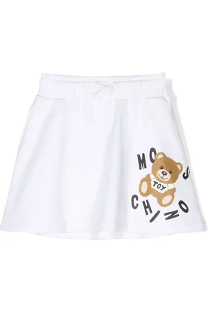 Moschino Teddy Bear-print drawstring skirt
