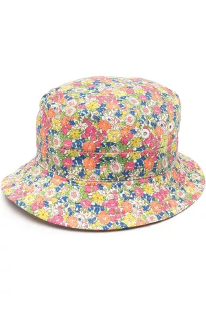 BONPOINT Girls Hats - Floral-print bucket hat
