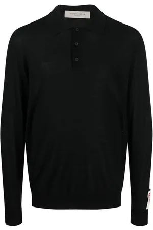 Golden Goose Long-sleeve knitted polo shirt