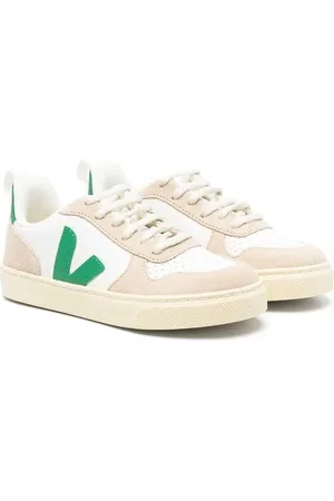 Veja Suede-panels lace-up sneakers