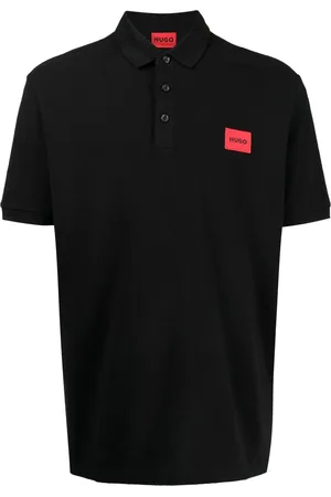 HUGO BOSS Dereso222 logo-patch polo shirt