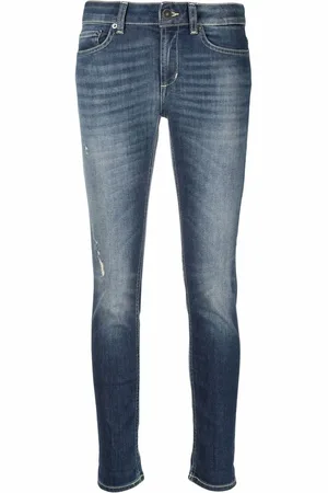 Dondup Faded-finish cropped jeans