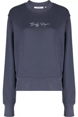 Daily paper Women Sweatshirts - Logo-print long-sleeve sweatshirt