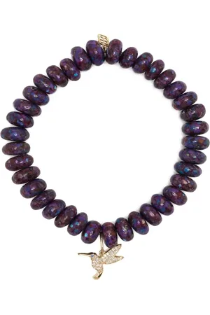 Sydney Evan 14kt yellow gold mohave beaded bracelet