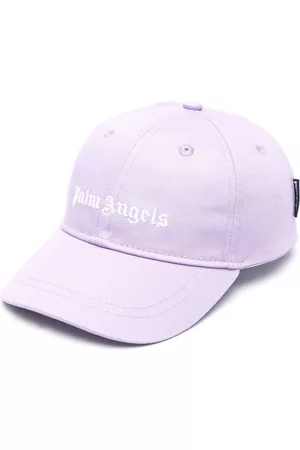 Palm Angels Girls Caps - Embroidered-logo baseball cap