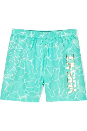 VERSACE Medusa logo-print swim shorts