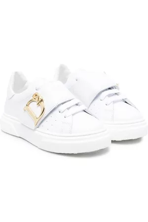 Dsquared2 Touch-strap leather sneakers