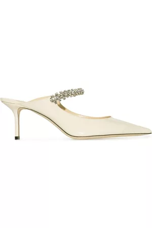 Jimmy Choo Bing 65mm patent leather mules