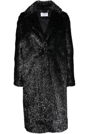 Philipp Plein Skull-print faux-fur coat