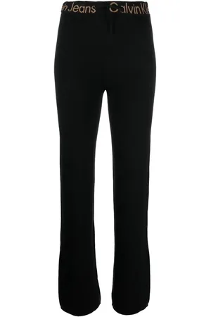 Calvin Klein logo-waistband Trousers - Farfetch