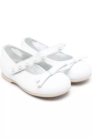 MONNALISA Faux-pearl ballerina pumps