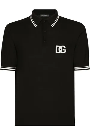 Dolce & Gabbana Logo stripe-trim polo shirt