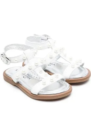 MONNALISA Faux-pearl sandals