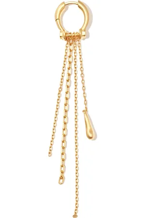 Maria Black Rain chain-link drop earring