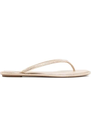 RENE CAOVILLA Crystal thong-strap sandals